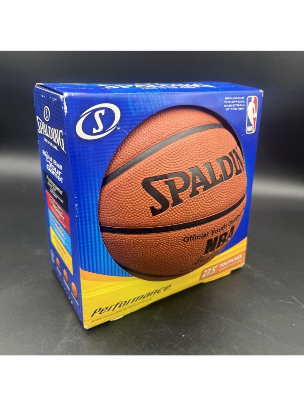 Vtg Spalding NBA Youth Outdoor Basketball - Size 5 (27.5) NIB - David Stern - Picture 3 of 10